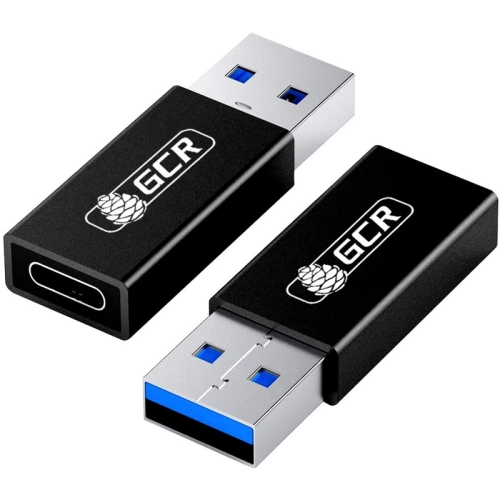 GCR Адаптер-переходник USB 3.0 (USB 3.2 Gen 1) на TypeC, M/ F, черный, 5 Гбит/ с, GCR-54945