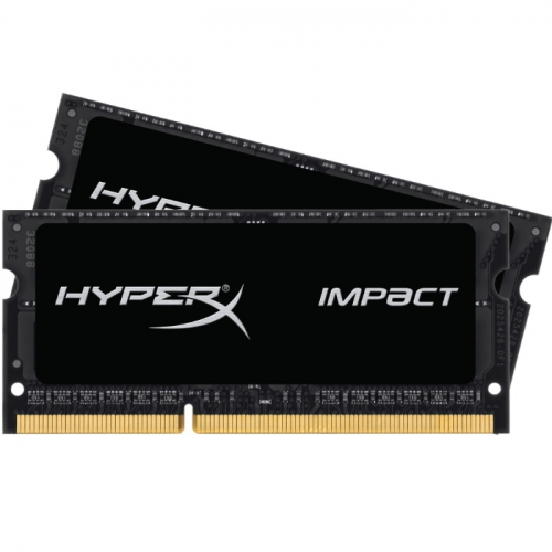 Модуль памяти Kingston 64GB 3200MHz DDR4 CL20 SODIMM (Kit of 2) HyperX Impact (HX432S20IBK2/64)