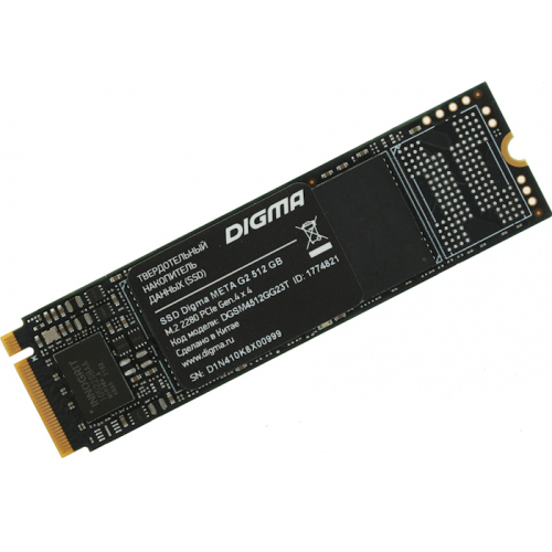 *Твердотельный накопитель SSD Digma PCIe 4.0 x4 512GB DGSM4512GS69T Meta S69 M.2 2280