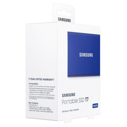 Внешний SSD Samsung T7 500 Гб (MU-PC500H/ WW) (MU-PC500H/WW) фото 6