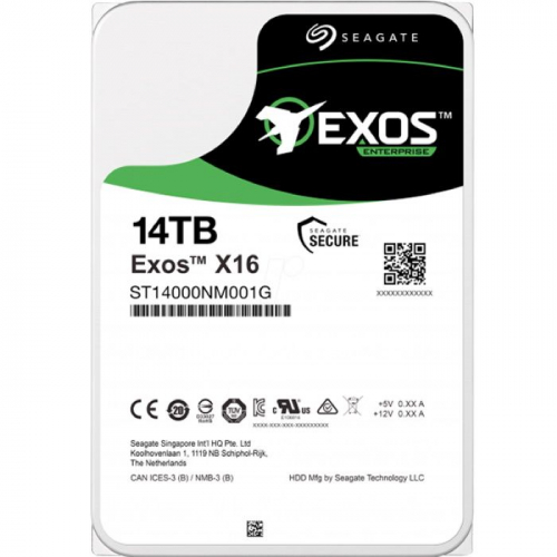 Жесткий диск Seagate Exos X16 HDD 14TB 3.5