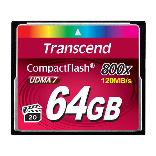 Transcend 64GB Compact Flash 800x (TS64GCF800)