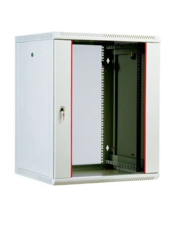 Шкаф телекоммуникационный настенный разборный 15U (600х520) дверь стекло (ШРН-М-15.500)