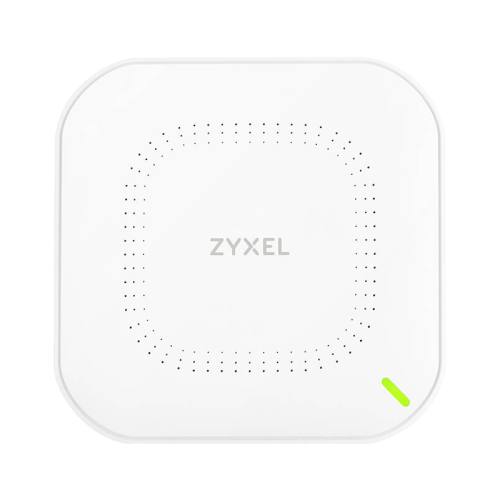 Точка доступа/ Zyxel NebulaFlex NWA90AX Hybrid Access Point, WiFi 6, 802.11a/ b/ g/ n/ ac/ ax (2.4 & 5 GHz), MU-MIMO, 2x2 antennas, up to 575+1200 Mbps, 1xLAN GE, PoE , 4G/ 5G protection, PSU included (NWA90AX-EU0102F)