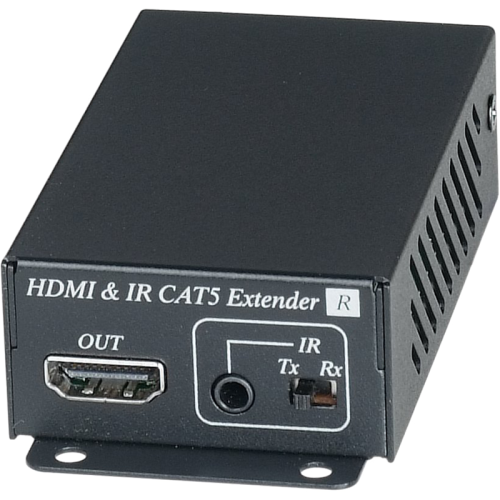 Приёмник/ SC&T HE02EIR Приёмник HDMI сигнала и сигнала ИК по одному кабелю витой пары CAT6 до 70м (CAT5e до 60м).