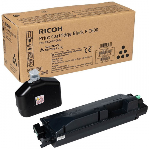 Тонер-картридж Ricoh тип P C600 черный 18000 страниц для принтера C600 (408314)