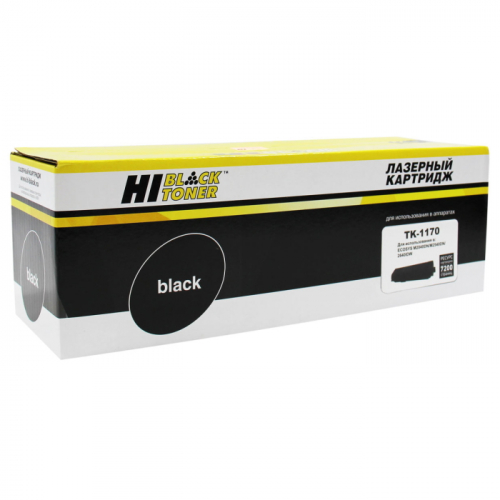 Тонер-картридж Hi-Black HB-TK-1170 Bk 7.2K (для Kyocera M2040dn/ M2540dn) (939271020)