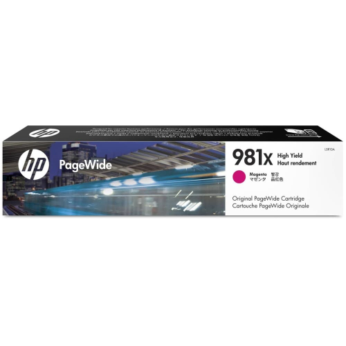 Картридж HP 981X пурпурный 10000 страниц (L0R10A)
