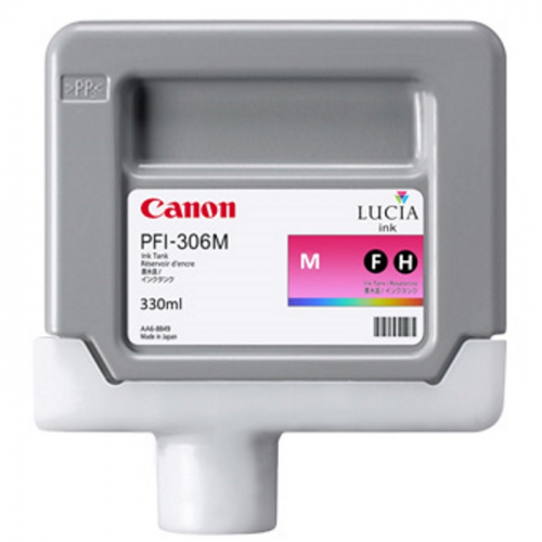 Картридж CANON PFI-306M, пурпурный, 330 мл., для iPF 8300/ 8300S/ 8400/ 9400/ 9400S (6659B001)