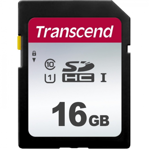 Карта памяти Transcend 16GB SDHC Class 10 UHS-I U1 R95, W45MB/ s (TS16GSDC300S)