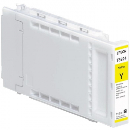 Картридж струйный Epson T6924 желтый 110 мл для SureColor T3000/ 3200/ 5000/ 5200/ 7000/ 7200 (C13T692400)