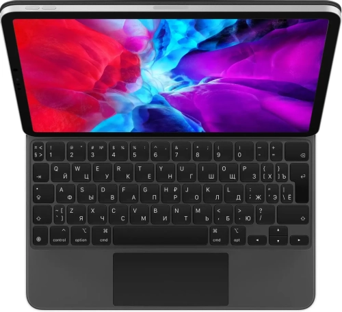 Клавиатура Apple для iPad Pro 12.9 Magic Keyboard A1998 черный (MXQU2ZA/ A) (MXQU2ZA/A)