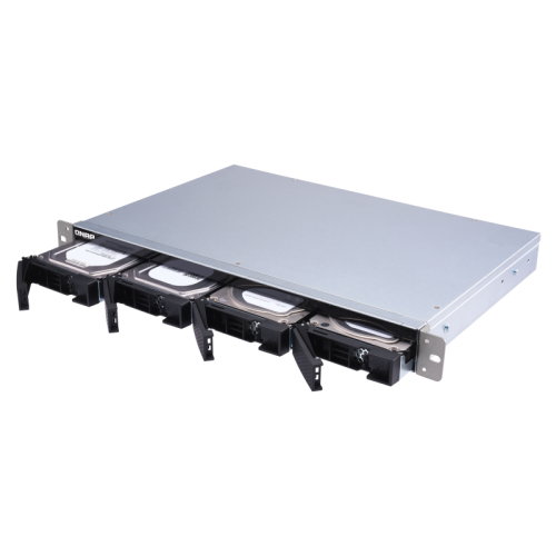Полка расширения сетевого хранилища без дисков SMB QNAP TL-R400S SATA 6GB/ s JBOD storage enclosure, 4-tray 3,5