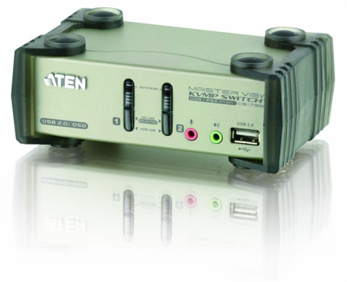 ATEN 2-Port PS/ 2-USB VGA/ Audio KVMP™ Switch with OSD (CS1732B-AT-G)