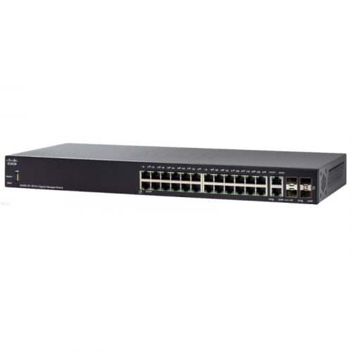 Коммутатор Cisco SG350-28SFP 28x RJ-45 (SG350-28SFP-K9-EU)