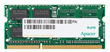 Apacer DDR3 4GB 1600MHz SO-DIMM (PC3-12800) CL11 1.5V (Retail) 512*8 3 years (AS04GFA60CATBGC/ DS.04G2K.KAM)