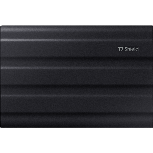 Внешние HDD и SSD/ Samsung External SSD T7 Shield, 4TB, Type C-to-C/ A, USB 3.2 Gen2, R/ W 1050/ 1000MB/ s, IP65, 88x59x13mm, 98g, Black (12 мес.) (MU-PE4T0S/WW)