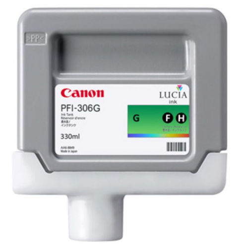 Картридж струйный Canon PFI-306G зеленый 330 мл для imagePROGRAF iPF8300, iPF8400, iPF9400 (6664B001)