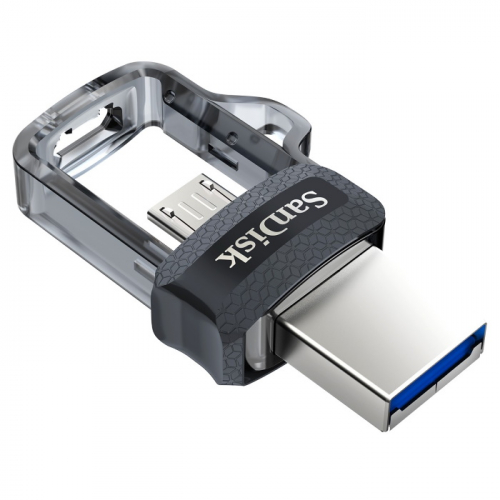 Флеш накопитель 32GB SanDisk Ultra Dual Drive m3.0 USB Type-A / Micro-USB 3.2 Gen 1 (SDDD3-032G-G46) фото 4