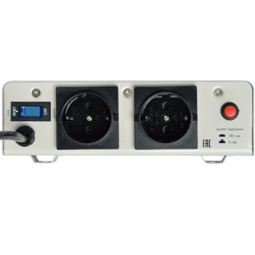Стабилизатор POWERMAN AVS 1500S,1500 ВА, 140-260 В, 12 А, 2 x Euro, IP-20 (POWERMAN AVS-1500S) фото 3