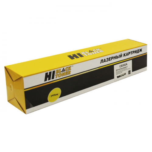 Тонер-картридж Hi-Black HB-CB382A, желтый, 21000 страниц, для HP CLJ CP6015dn/CM6030/6040MFP, восстановленный (99620060)