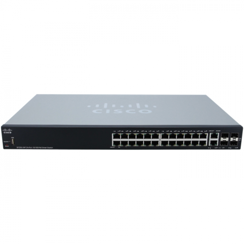 Коммутатор Cisco SF250-24 24x 10/100 (SF250-24-K9-EU)