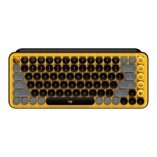 Клавиатура Logitech Wireless POP Keys Blast Yellow Bluetooth (920-010716)