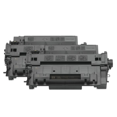 Картридж HP 55X, черный / 12500, двойная упаковка (CE255XD) фото 3
