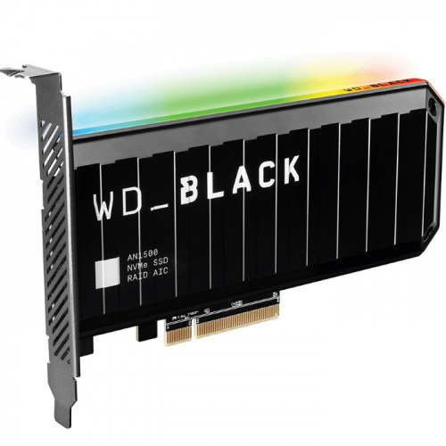 Твердотельный накопитель 2TB SSD Western Digital AN1500 Add-In Card PCIe Gen3 RGB (WDS200T1X0L)
