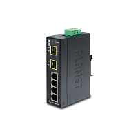 ISW-621TF коммутатор для монтажа в DIN рейку/ IP30 Slim Type 4-Port Industrial Ethernet Switch + 2-Port SFP Fiber (-40 - 75 C)