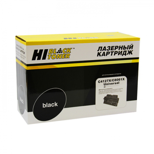 Картридж Hi-Black HB-C4127X/C8061X, черный, 10000 страниц, для HP LJ 4000/4050/4100, универсальный (22001201)