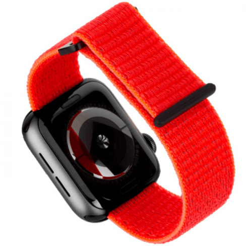 Ремешок Case-Mate для Apple Watch 42-44 мм 1, 2, 3, 4, 5 серии, нейлон, неоновый оранжевый (CM041684) фото 2