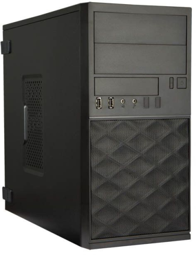 Корпус Inwin EFS052BL черный 450W mATX 2xUSB2.0 audio (EFS052BL 6184288)