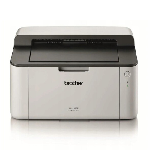*Принтер Brother HL-1110E, ч/ б лазерный, A4, 20 стр/ мин, USB, старт.картридж 1000 стр.