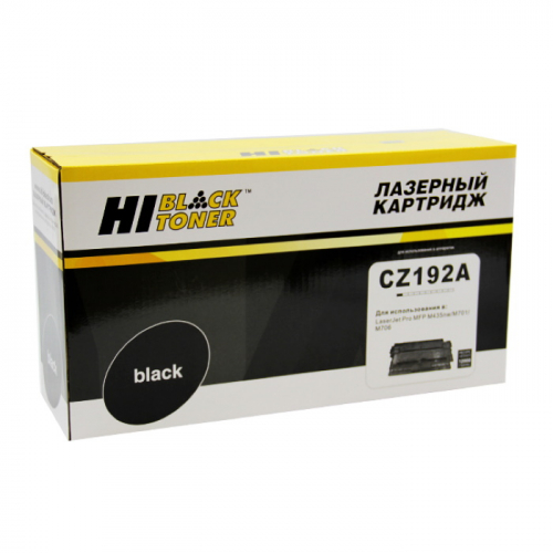 Картридж Hi-Black HB-CZ192A, черный, 12000 страниц, для HP LJ Pro M435nw/ M701/ 706 (4010802121)