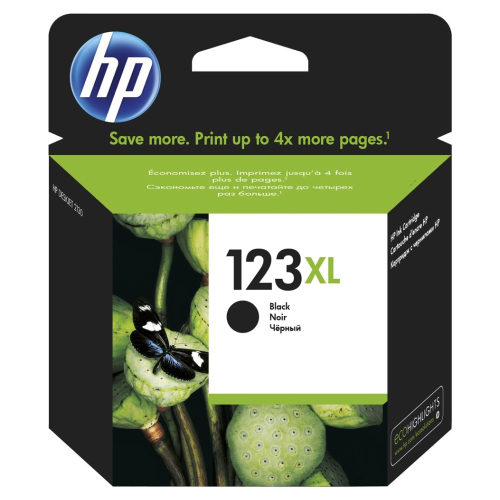Картридж HP 123XL, черный / 480 страниц (F6V19AE)