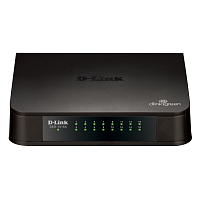 D-Link Unmanaged Switch 16x100Base-TX, plastic case (DES-1016A/ E2A) (DES-1016A/E2A)