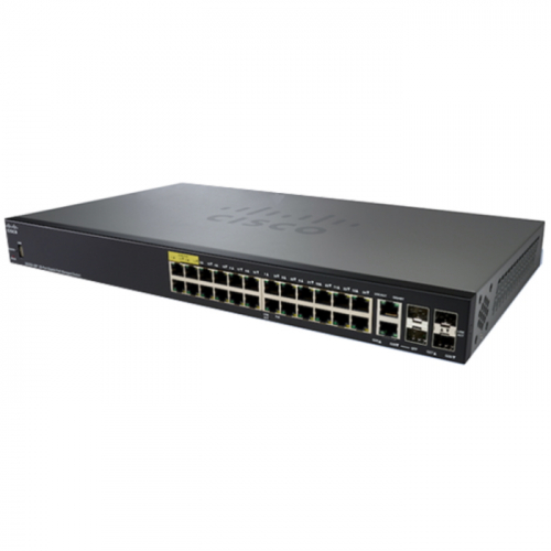 Коммутатор Cisco SF350-24 24x 10/100 (SF350-24-K9-EU)