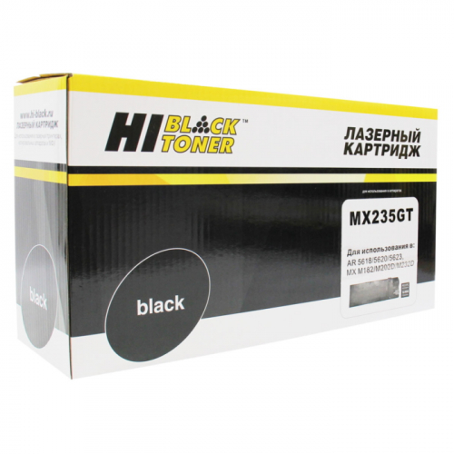 Тонер-картридж Hi-Black HB-MX235GT Bk 16K (для Sharp AR-5618/ D/ N/ 5620D/ N/ 5623D/ N) (989030607)