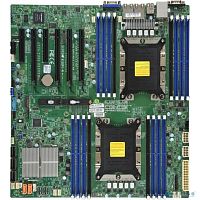 Материнская плата Supermicro Motherboard 2xCPU X11DPI-NT 2nd Gen Xeon Scalable TDP 205W/ 16xDIMM/ 14xSATA/ C622 RAID 0/ 1/ 5/ 10/ 2x10GbE/ 4xPCIex16, 2xPCIex8/ M.2(PCIe)(E-ATX)Bulk (MBD-X11DPI-NT-B)