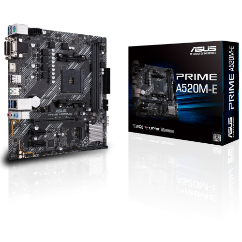 Материнская плата ASUS PRIME A520M-E AM4 2xDDR4 PCIEx16 M.2 VGA DVI HDMI GLAN mATX (90MB1510-M0EAY0) фото 6
