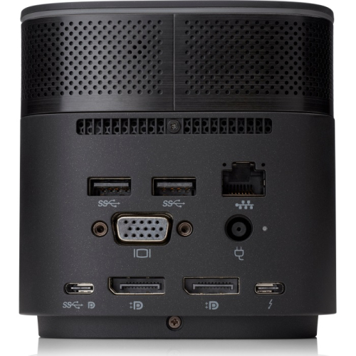 Док-станция HP Thunderbolt 120Вт (USB-C, 3.0, VGA, DP, RJ-45, AC, аудио) (2UK37AA#ABB) фото 4