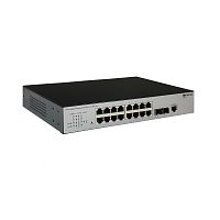 Managed L2 Switch 16x1000Base-T, 2x1000Base-X SFP, RJ45 Console, 19" w/ brackets (OS3118/A1A)