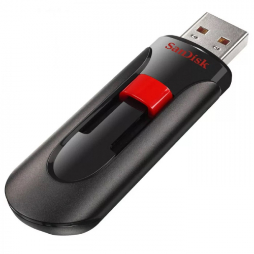 Внешний накопитель SanDisk Cruzer Glide USB Drive 64GB USB 2.0 Black (SDCZ60-064G-B35) фото 2