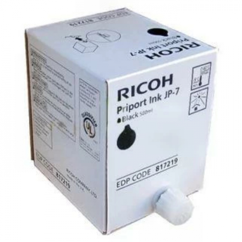 Краска Ricoh черный 500 мл для Priport JP750/ 735/ 755 (817219)
