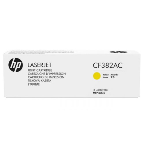 Картридж HP 312A, желтый / 2700 страниц для LJ M476 (белая упаковка) (CF382AC)