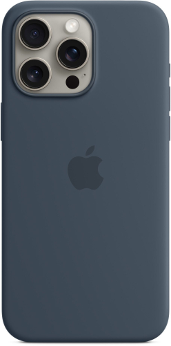 Чехол (клип-кейс) Apple для Apple iPhone 15 Pro Max MT1P3FE/ A with MagSafe Storm Blue (MT1P3FE/A)