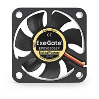 Exegate EX283367RUS Вентилятор ExeGate ExtraPower EP05010S3P, 50x50x10 мм, подшипник скольжения, 3pin, 5000RPM, 25dBA