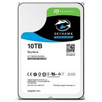 Жесткий диск HDD 10TB Seagate SkyHawk, 3.5", SATA III, 7200rpm, 256Mb (ST10000VX0004)