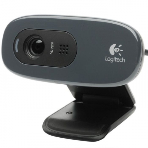 Веб-камера Logitech HD Pro C270, 3MP, 1280x720, USB, Grey (960-000636/ 960-001063)